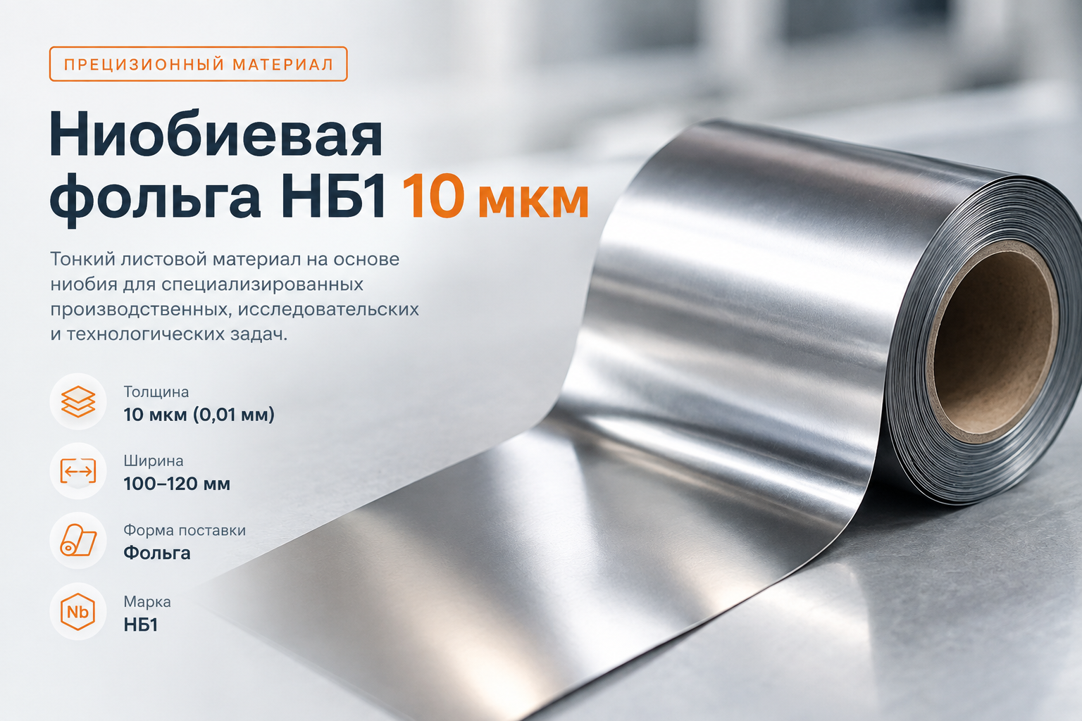 Ниобиевая фольга